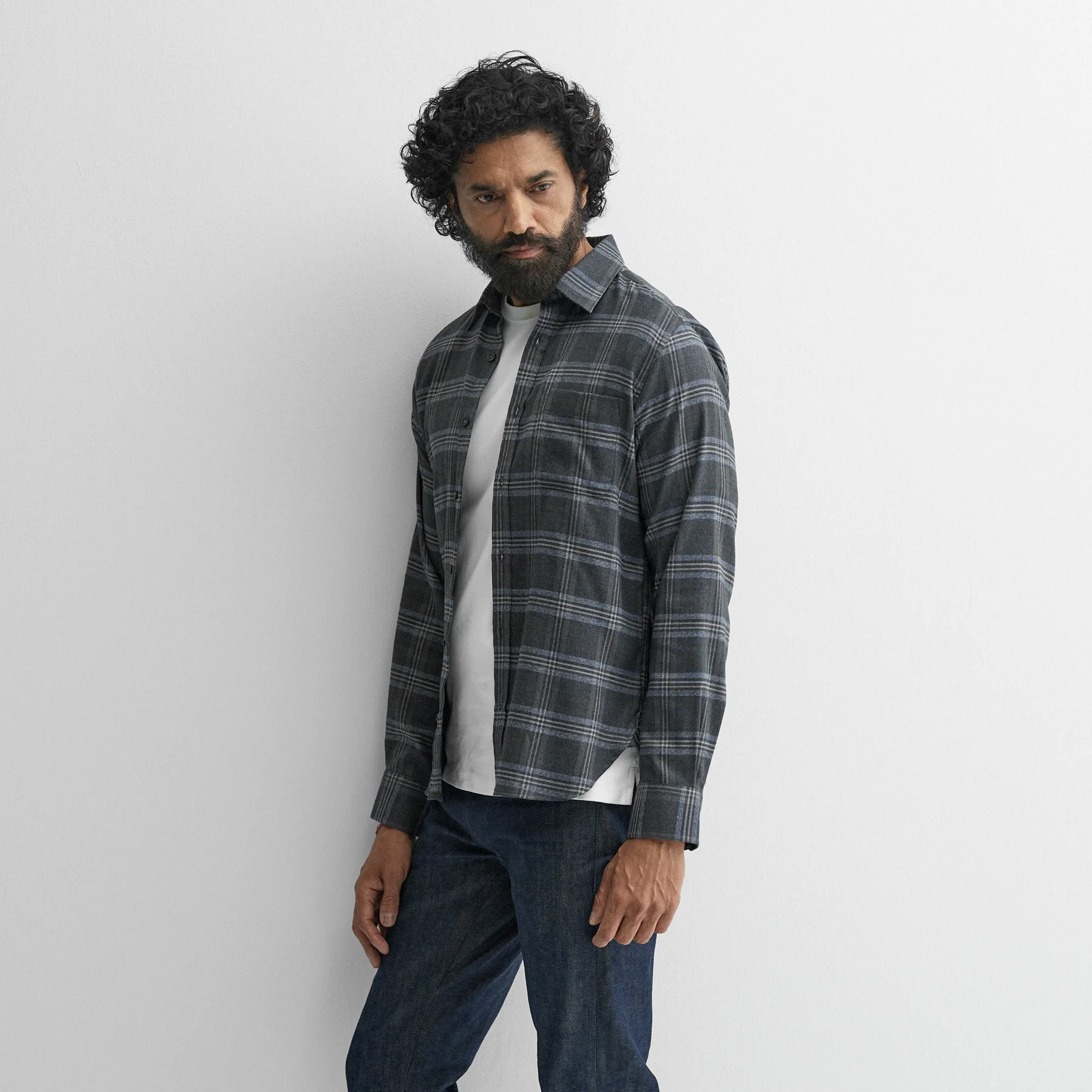 Censo Charcoal/Grey Check - Image 5
