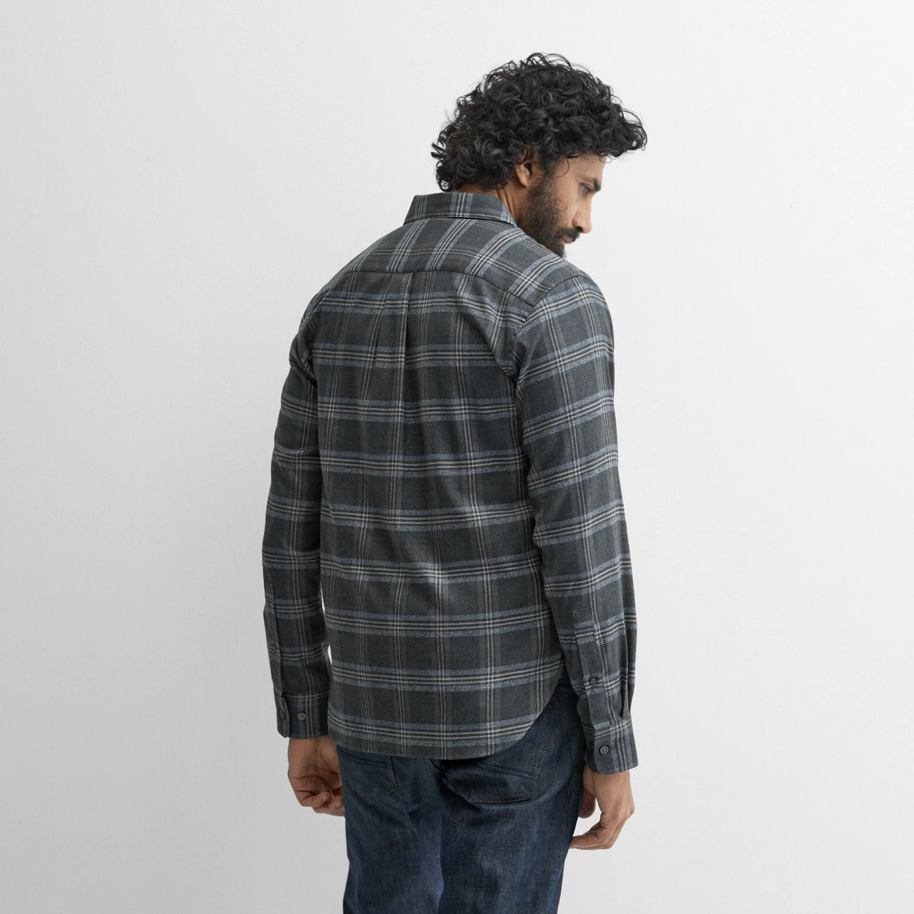Censo Charcoal/Grey Check - Image 6