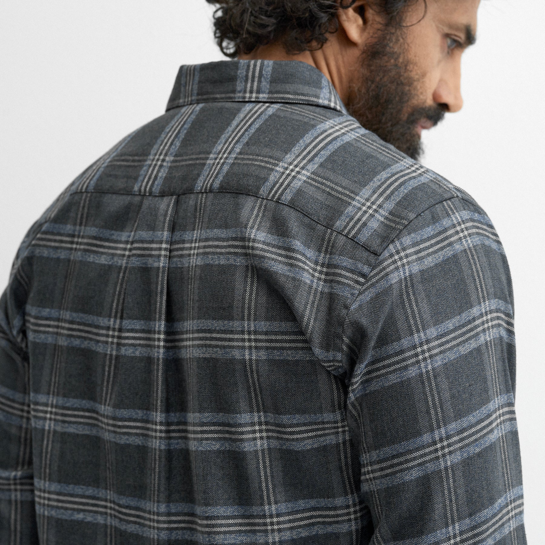 Censo Charcoal/Grey Check - Image 7