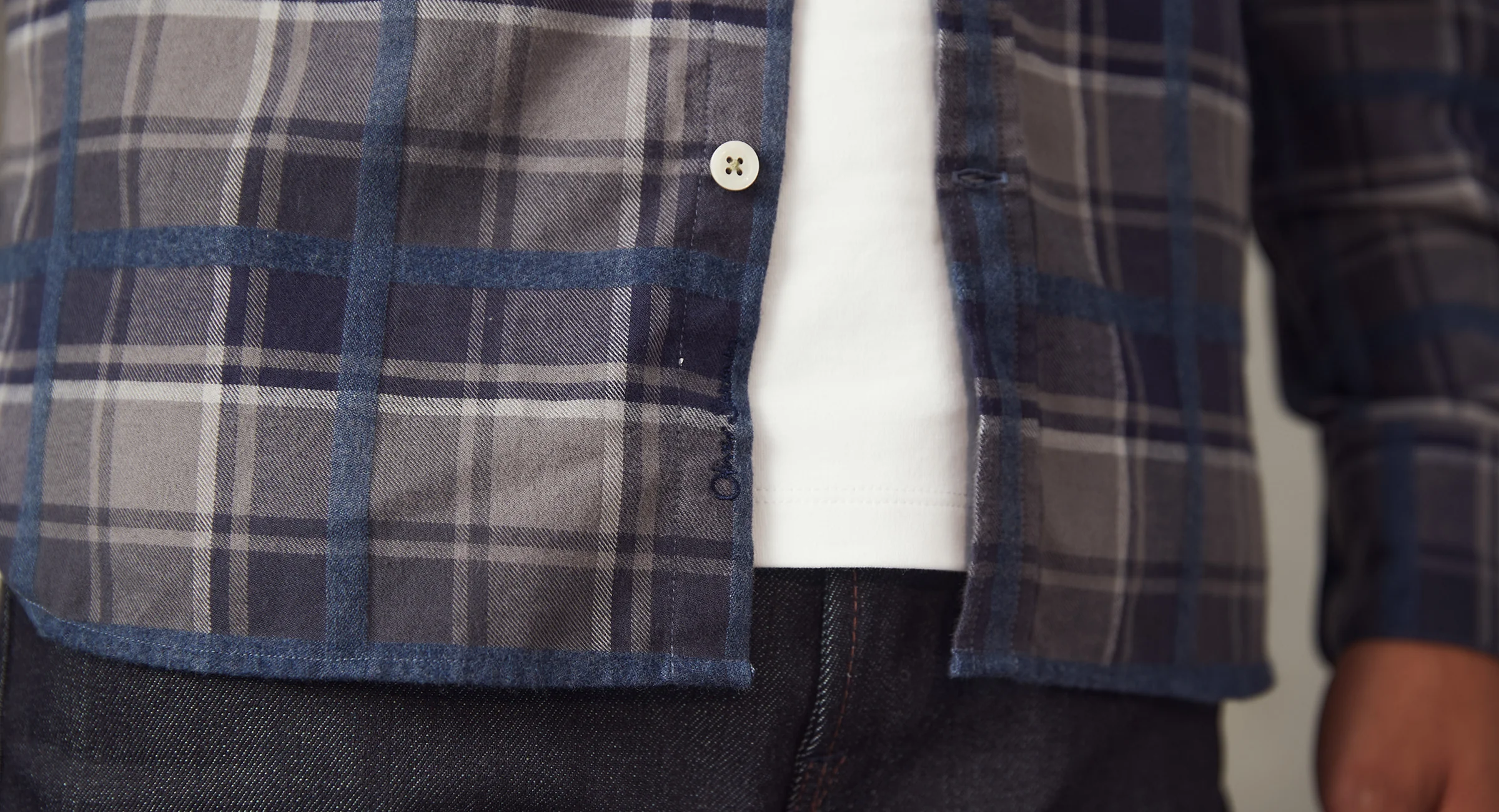 Censo Grey Blue Check - Image 8