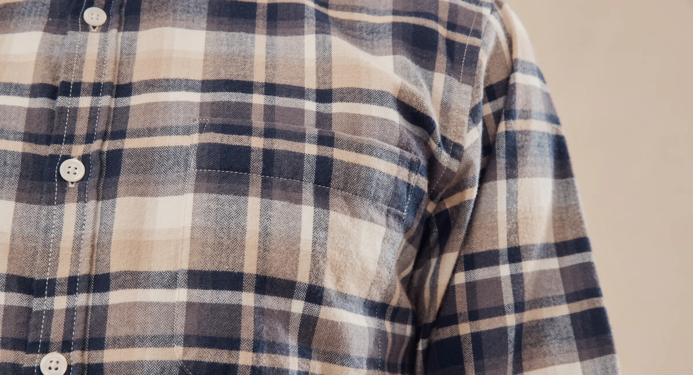Censo Navy/Beige Check - Image 10