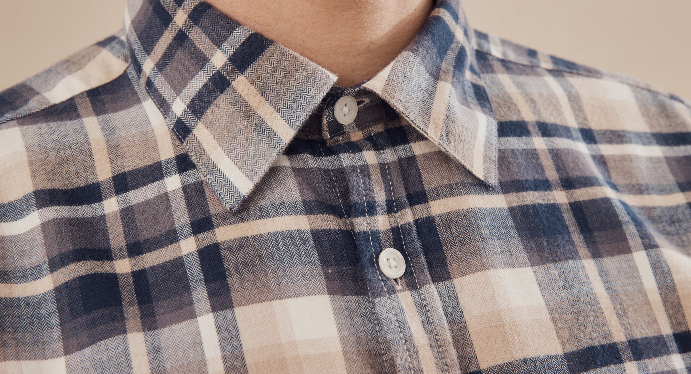 Censo Navy/Beige Check - Image 11