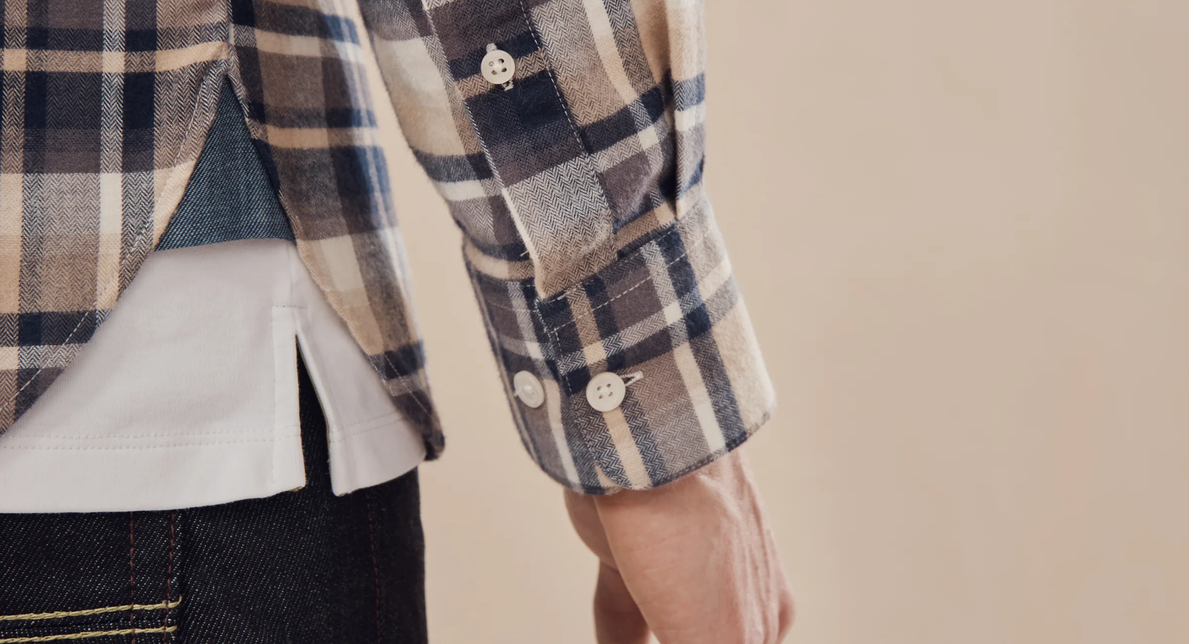 Censo Navy/Beige Check - Image 12