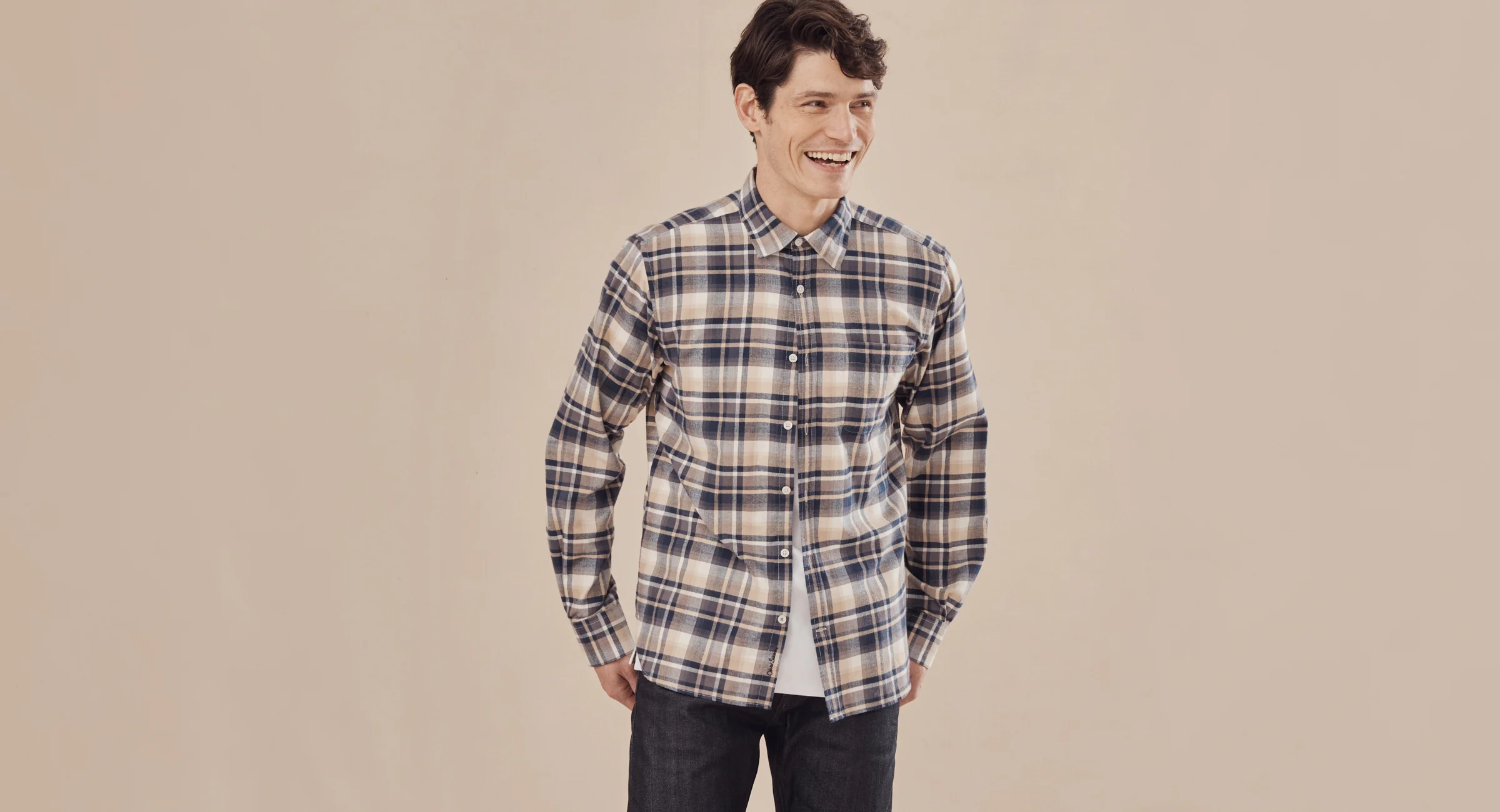 Censo Navy/Beige Check - Image 4