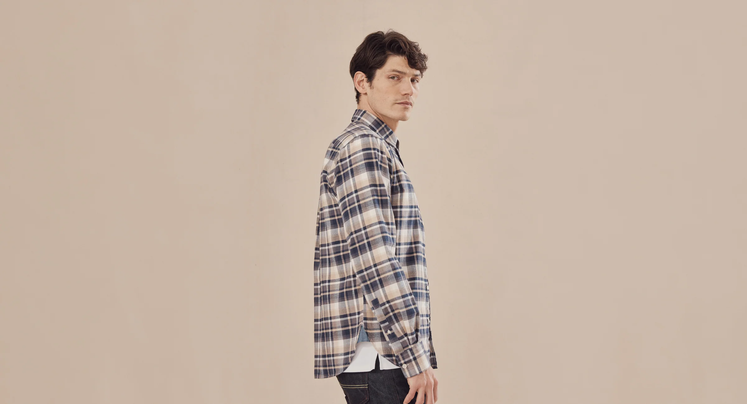Censo Navy/Beige Check - Image 6