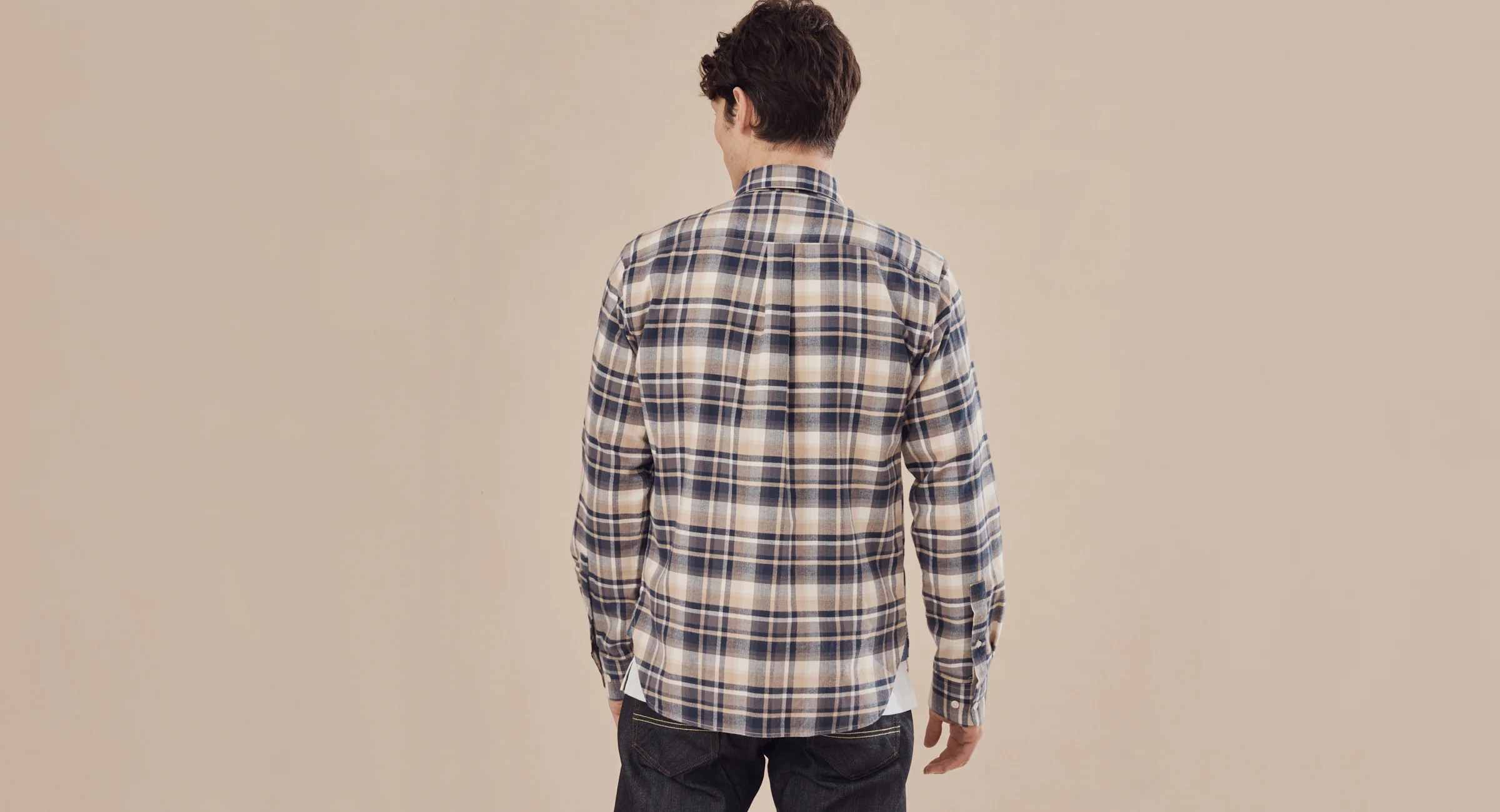 Censo Navy/Beige Check - Image 7