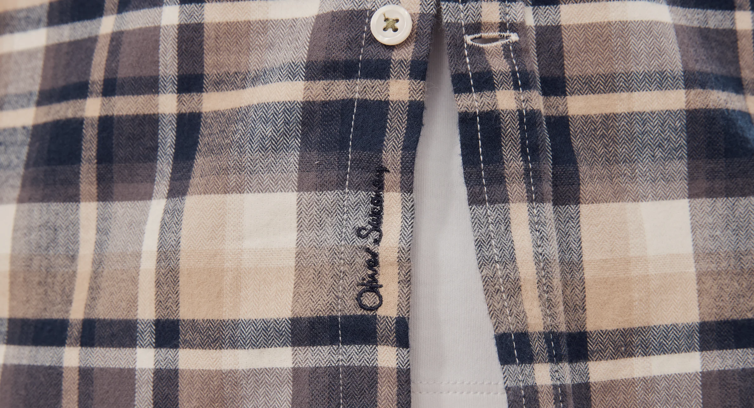 Censo Navy/Beige Check - Image 8