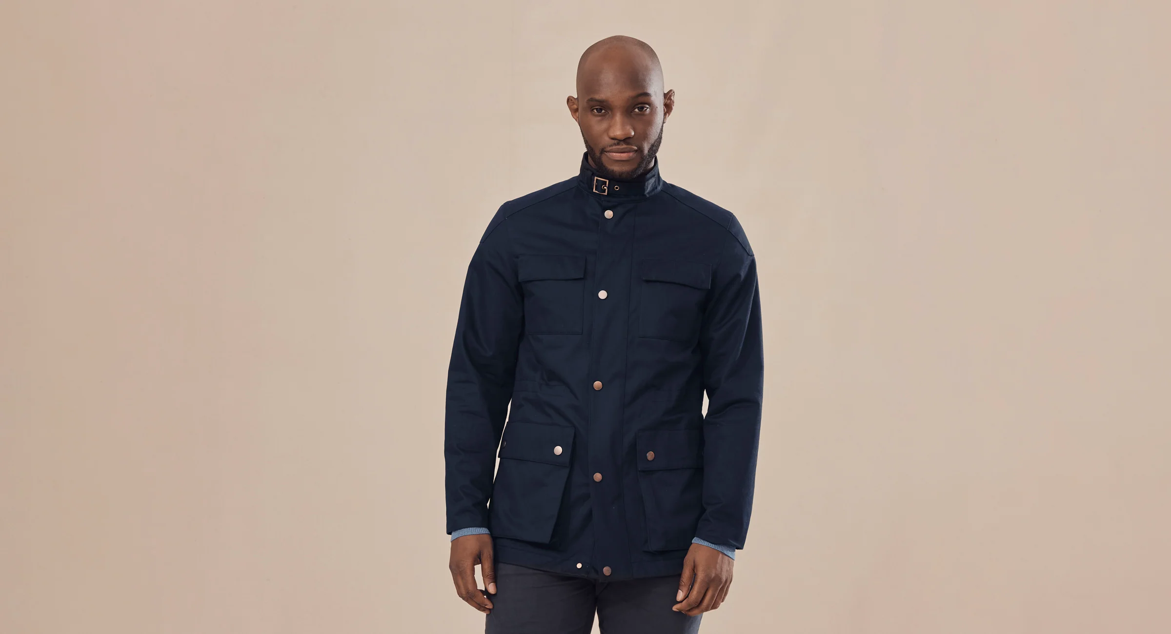 Edwinstowe Waxed Cotton Field Jacket - Image 4