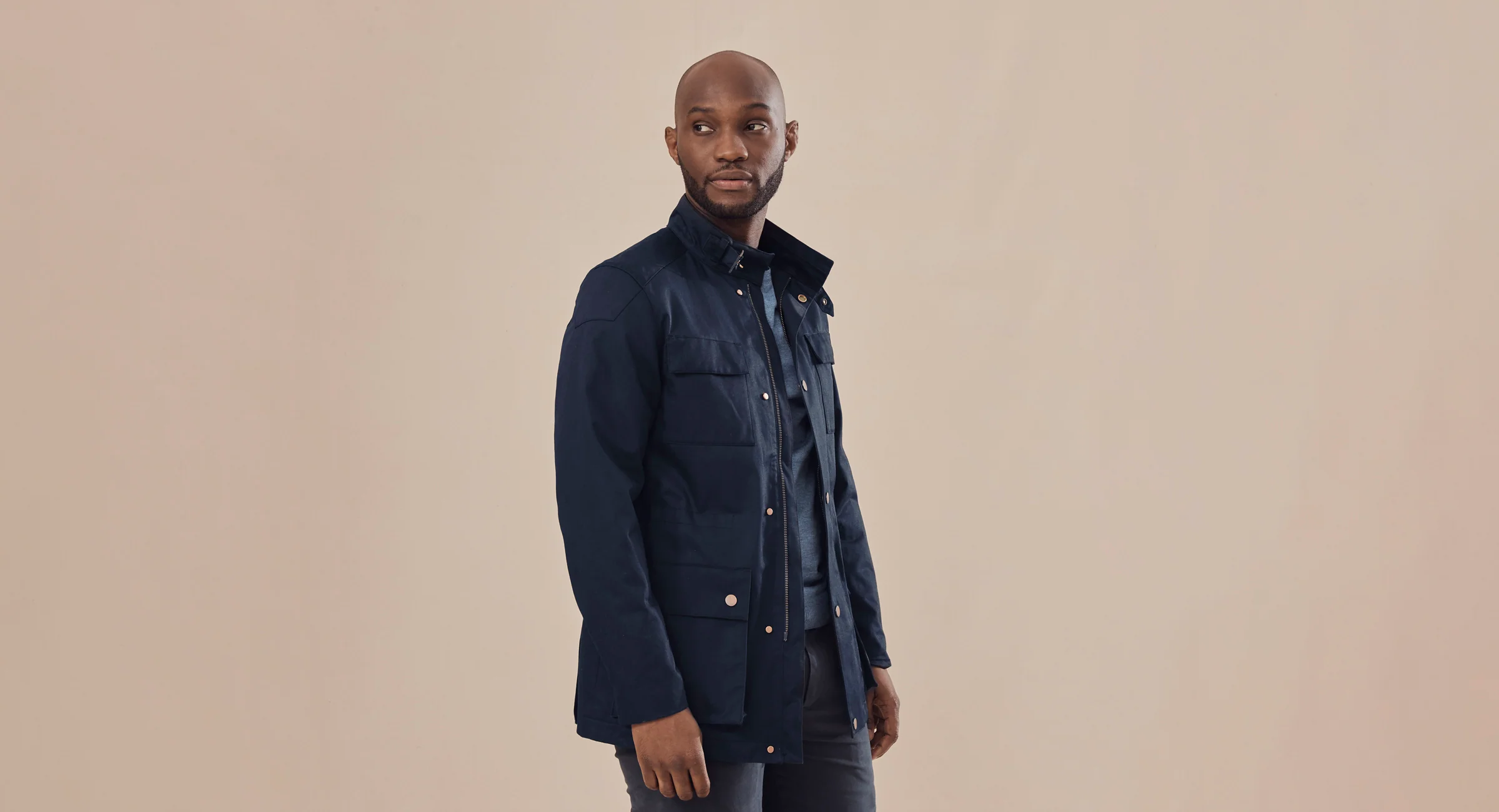 Edwinstowe Waxed Cotton Field Jacket - Image 6