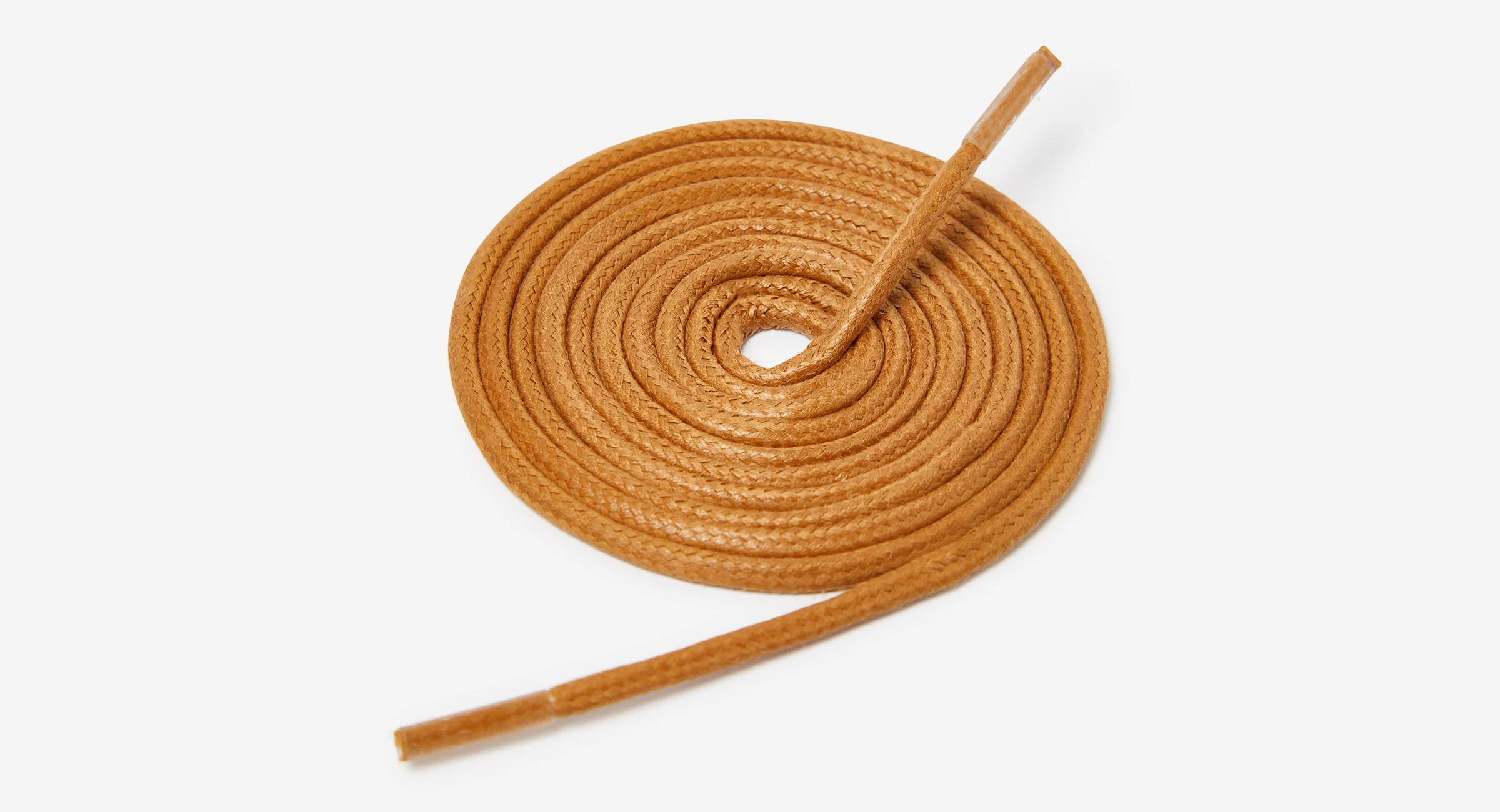 Extra Long Thick Tan Round Laces - Image 5