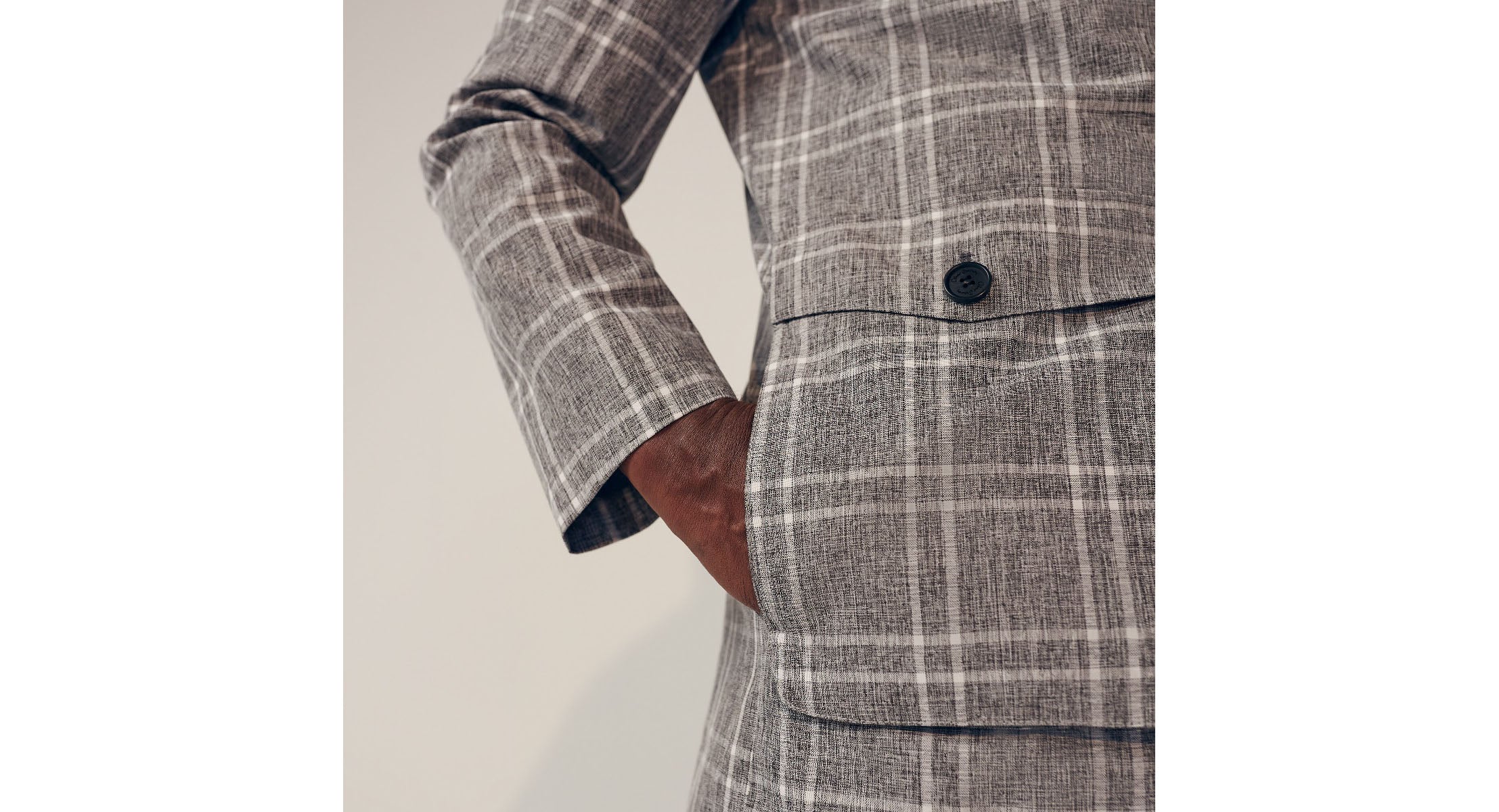 Harrapool Grey Check - Image 8