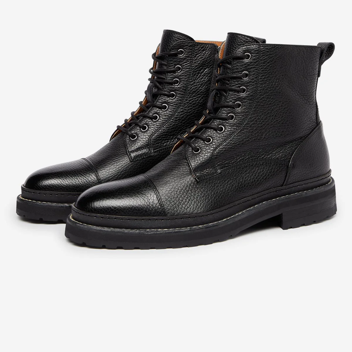 Kamma Deer Leather Military Boots - Image 2