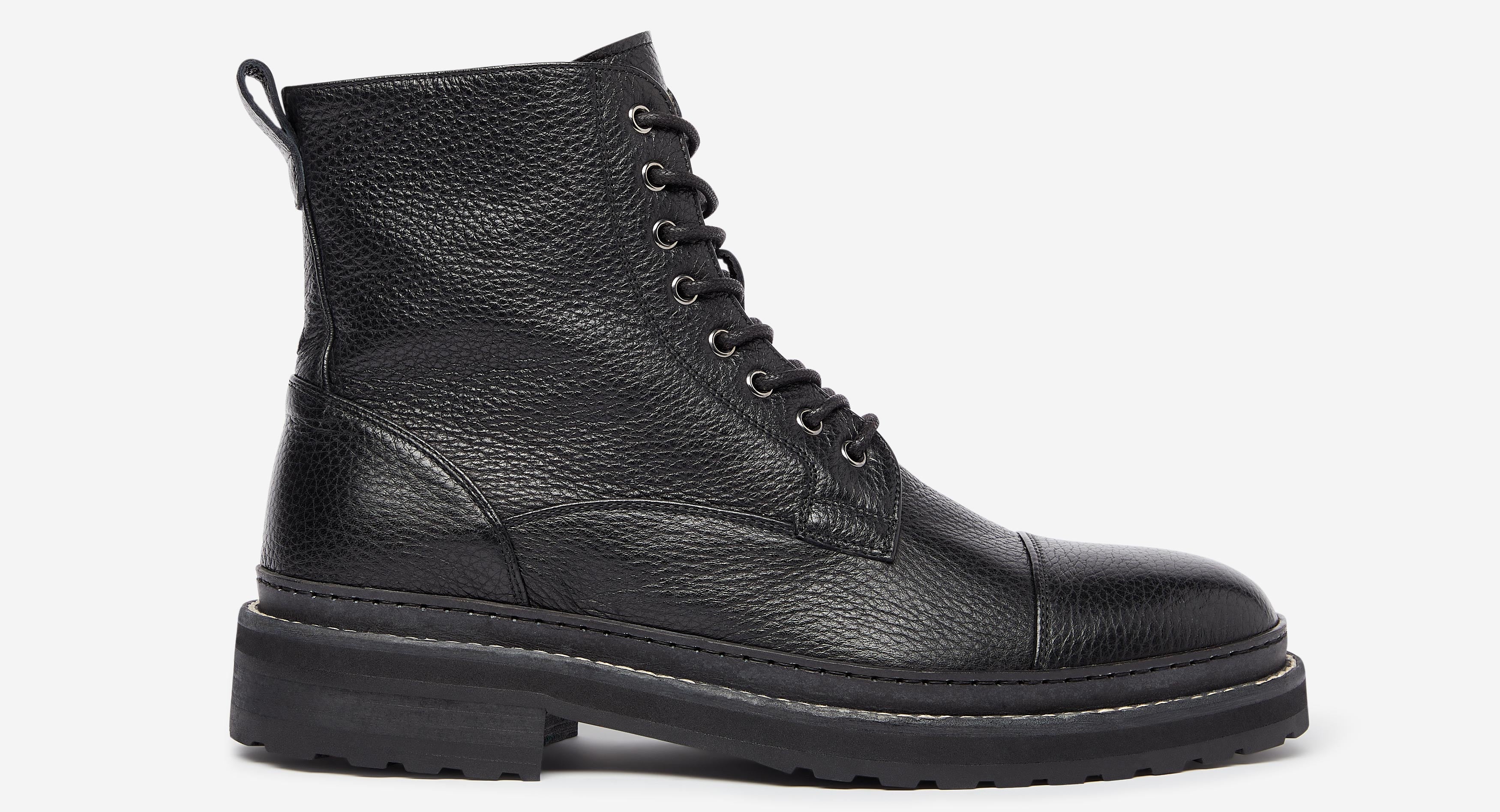 Kamma Deer Leather Military Boots - Image 4