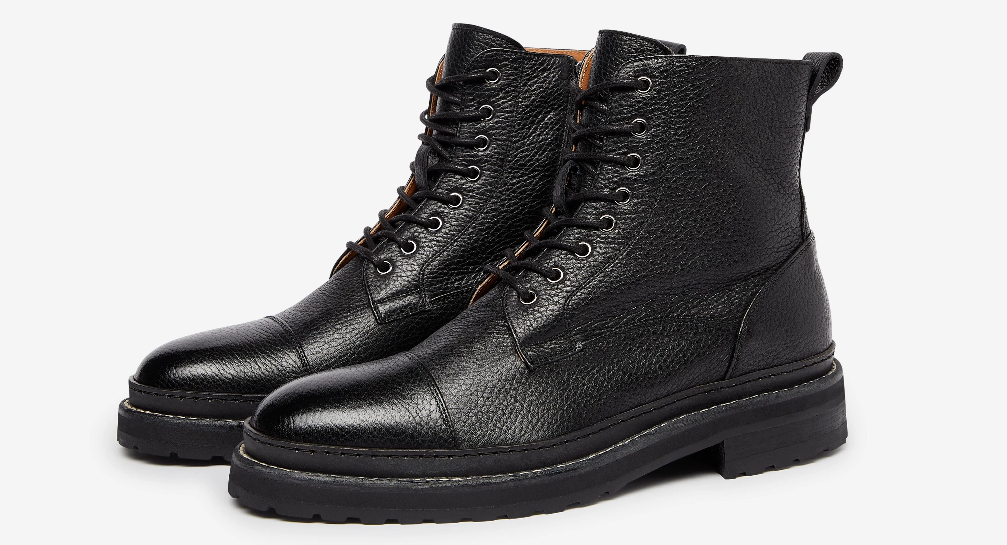 Kamma Deer Leather Military Boots - Image 5