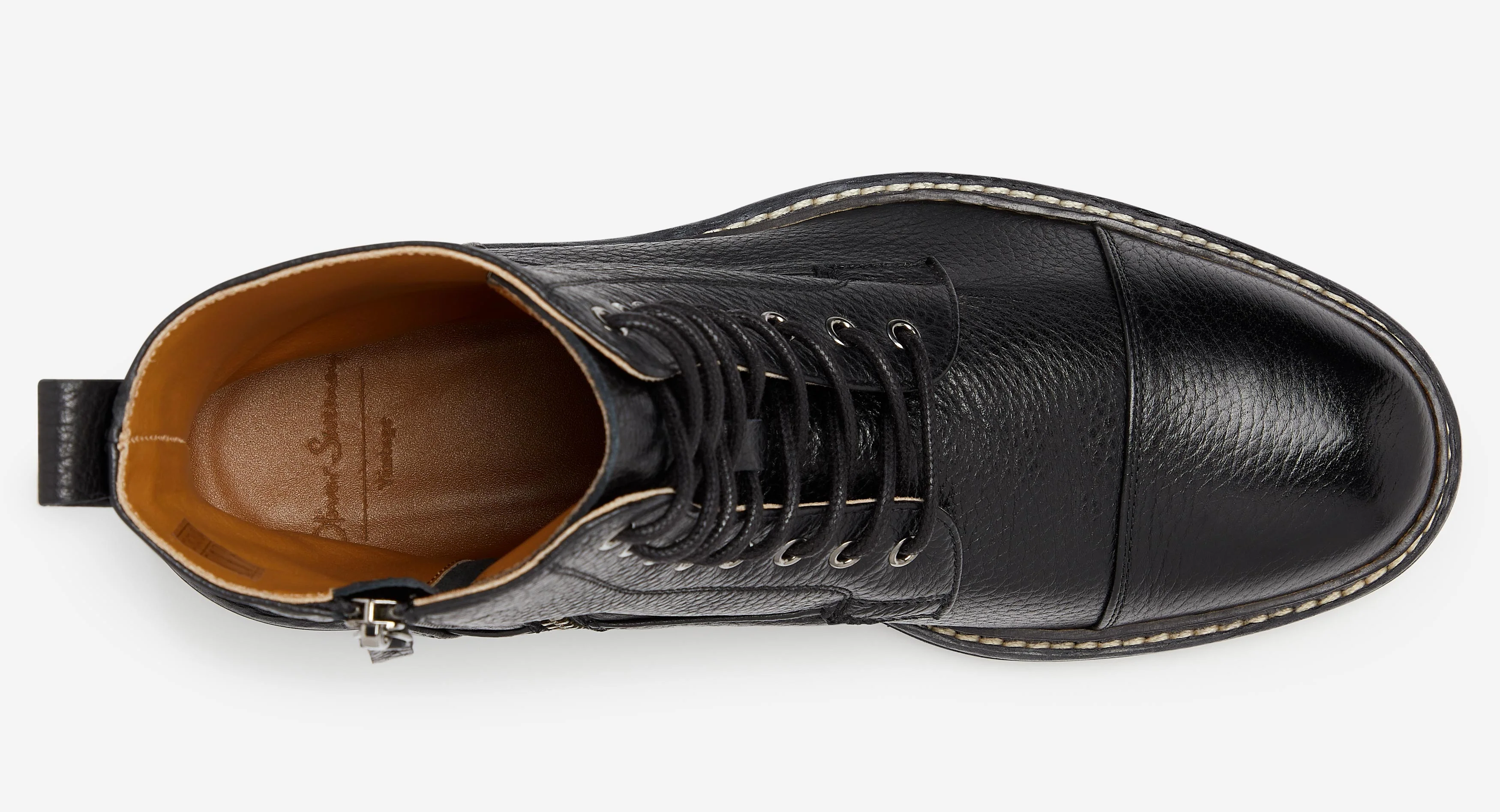 Kamma Deer Leather Military Boots - Image 7