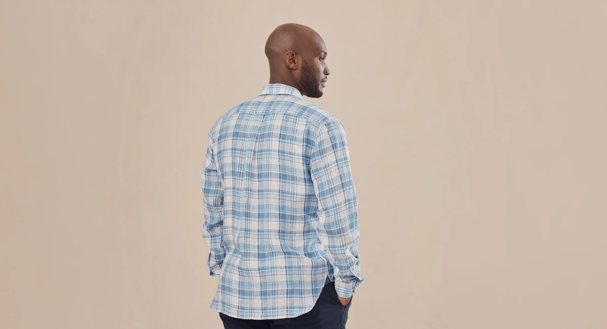 Linhares Linen Check Shirt - Image 6