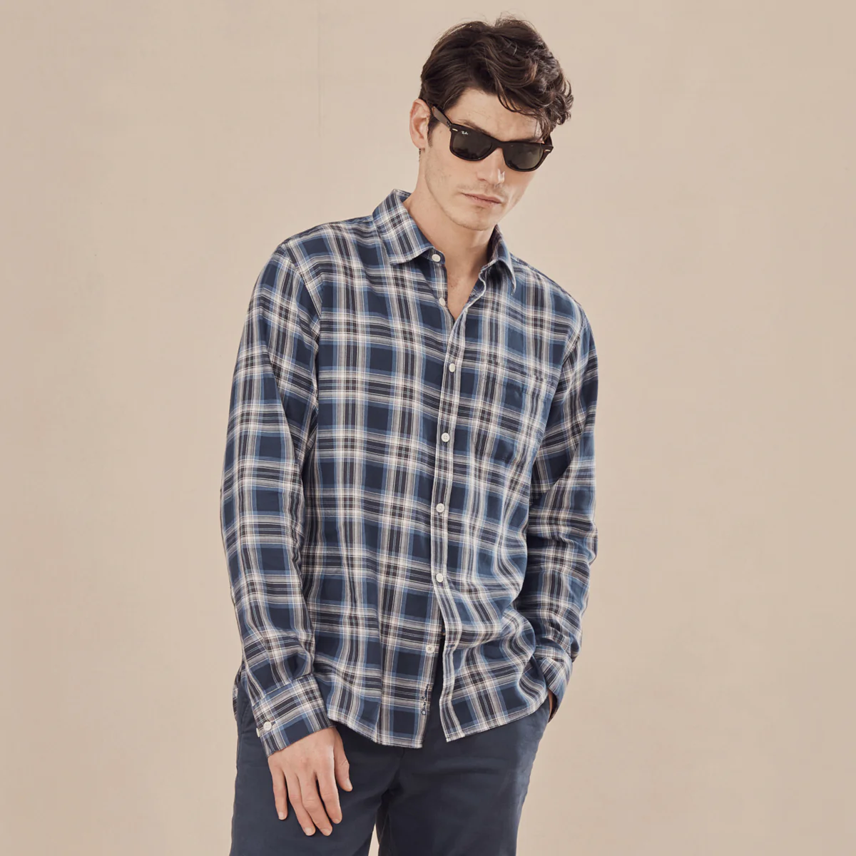 Linhares Cotton Check Shirt - Image 3