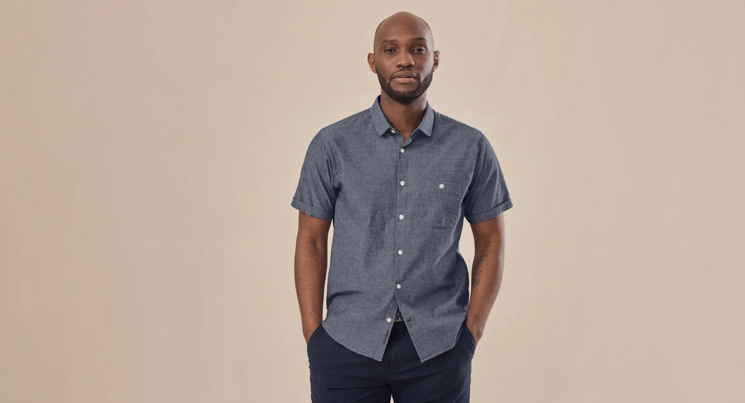 Lobata Short Sleeved Cotton Shirt - Image 4
