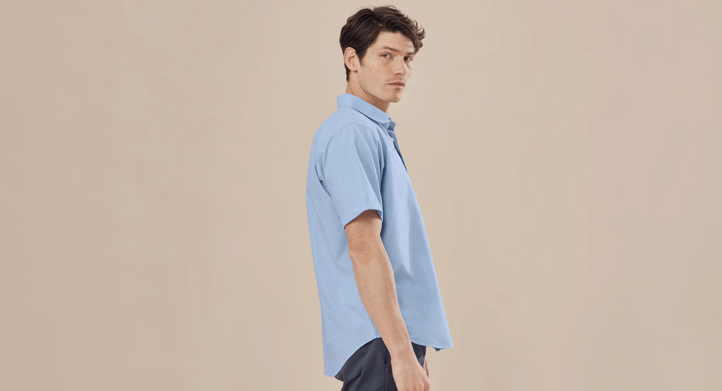 Lobata Short Sleeved Cotton Shirt - Image 6