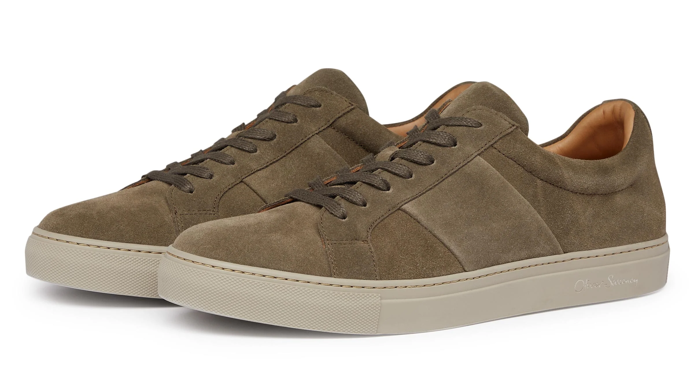 Quintos Calf Suede Cupsole Trainers - Image 5