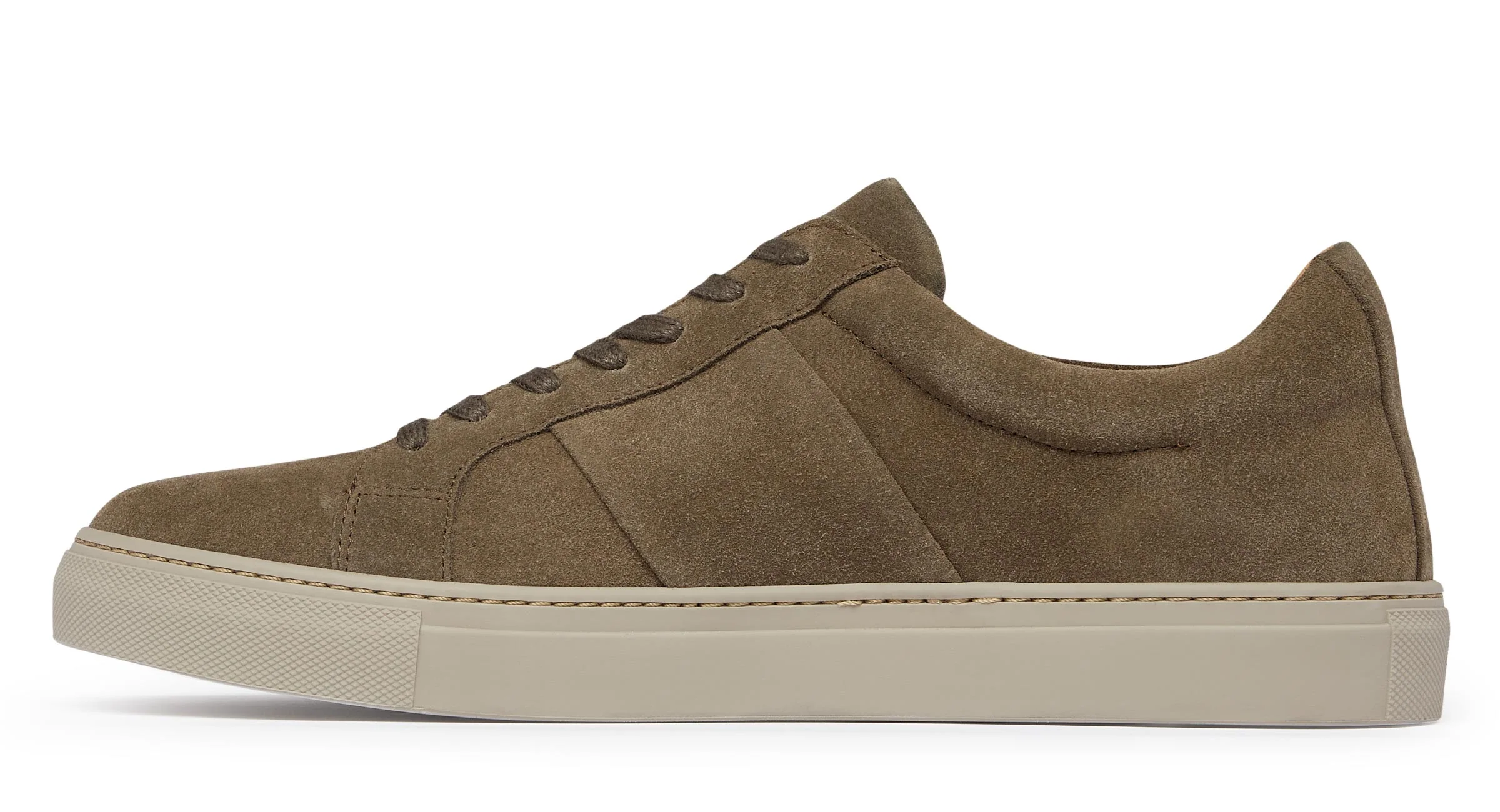 Quintos Calf Suede Cupsole Trainers - Image 8