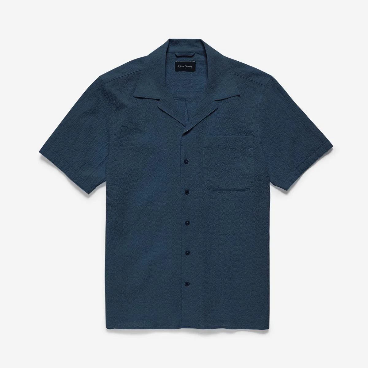 Ravenshead Navy Seersucker - Image 2