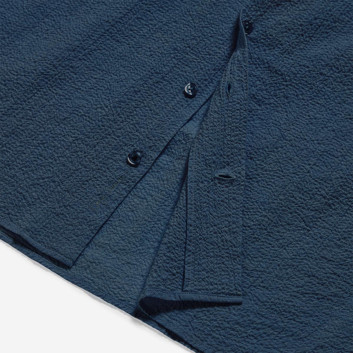Ravenshead Navy Seersucker - Image 7