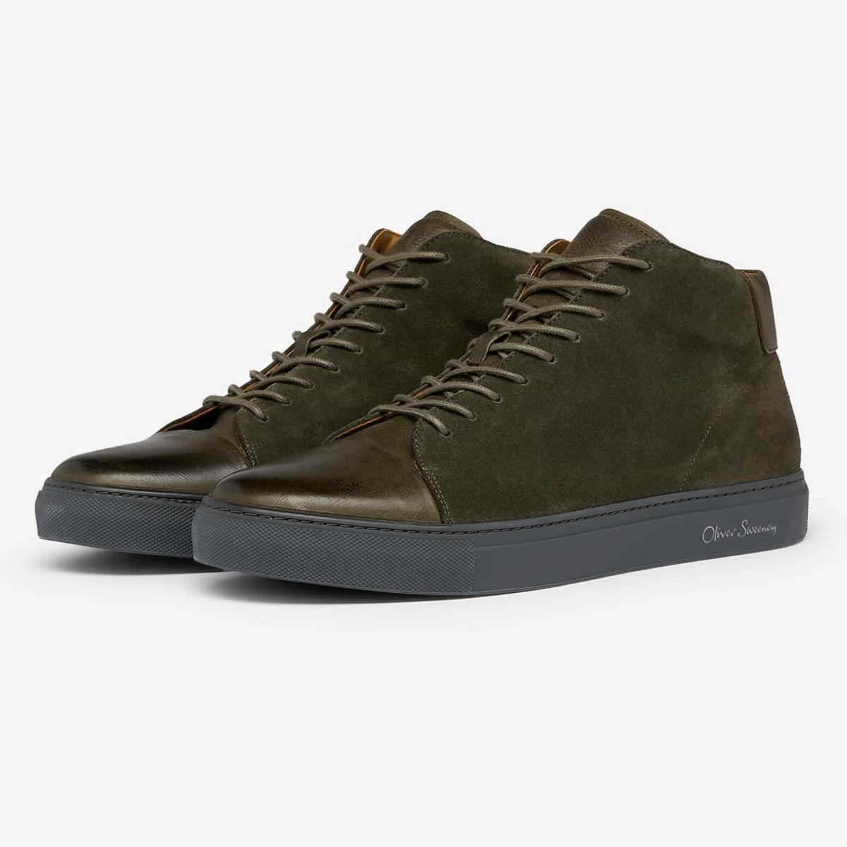 Torrejao Suede/Calf Leather Cupsole Trainers - Image 2