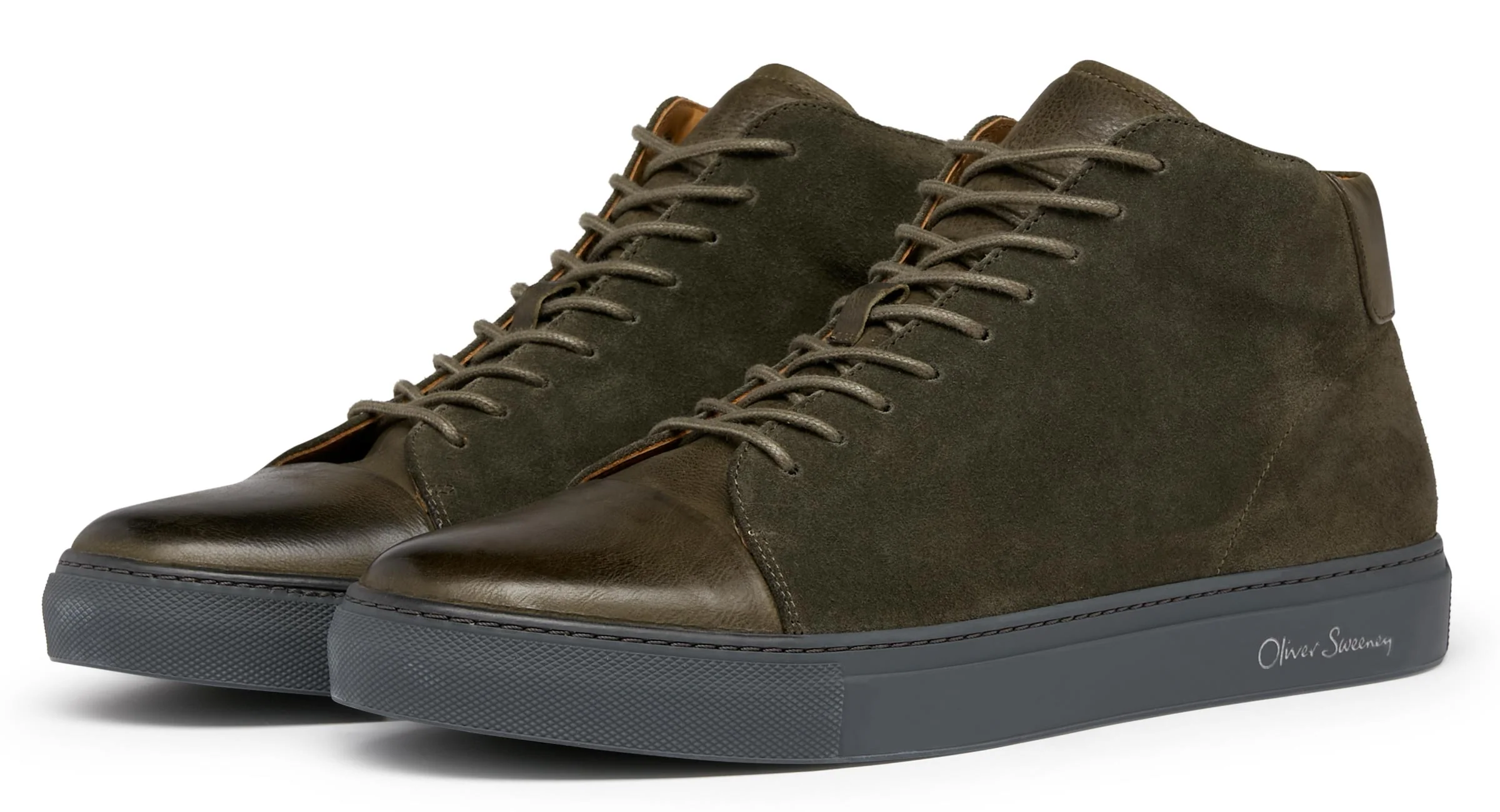 Torrejao Suede/Calf Leather Cupsole Trainers - Image 5