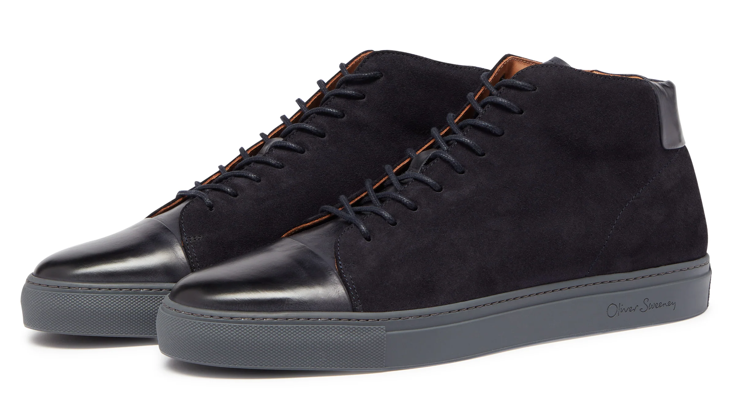 Torrejao Suede/Calf Leather Cupsole Trainers - Image 5